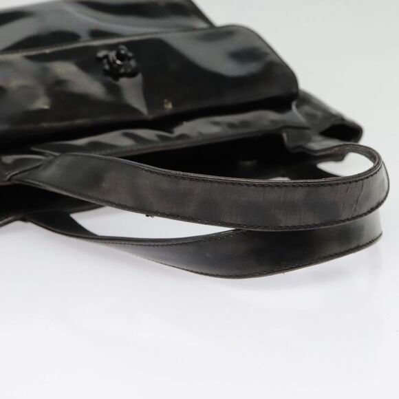 Chanel Coco Mark Black Patent Leather Tote Bag (Pre-Owned) - Picture 4 of 16